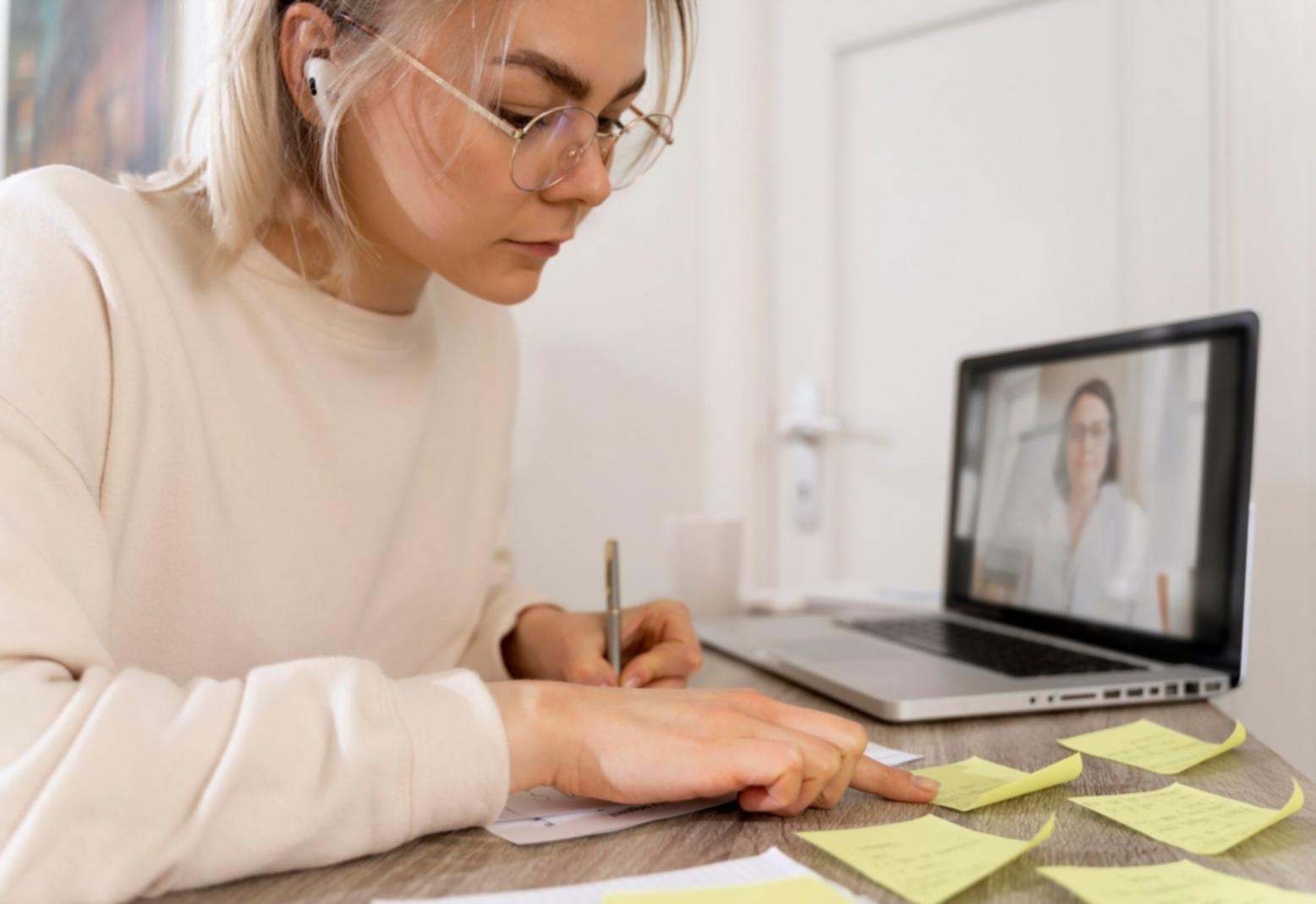 Collaborative financial planning session with detailed investment strategy documentation